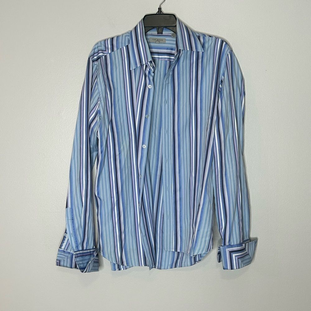 Ted Baker Striped Button Down Shirt
